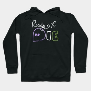 Ready To Die Emo Skull (Genderqueer Colors) Hoodie